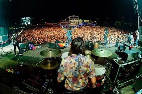 Sidonie cerrando el festival ante 15.000 personas. Foto: Juan Pérez-Fajardo