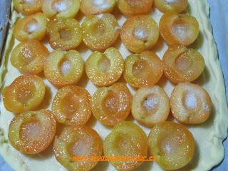 Tarta Con Albaricoques.