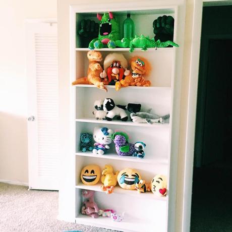 Rainbow-shelves-stuffed-animals