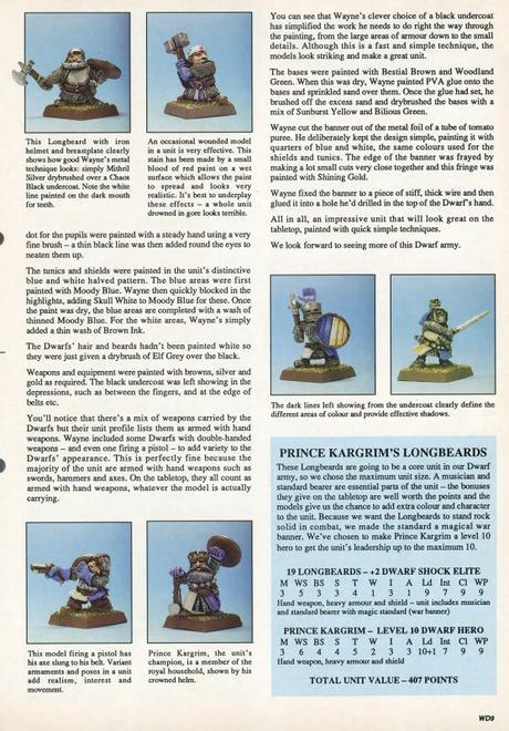 Los enanos de WFB 3ª de Wayne England