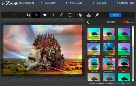 piZap online editor