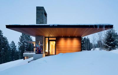 Residencia Minimalista en las Montanas de Wyoming