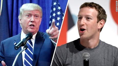 Mark Zuckerberg es atacado por Donald Trump por contratar inmigrantes.