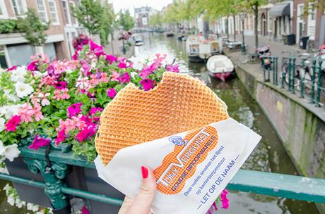 Stropwaffels, comida típica de Holanda. 