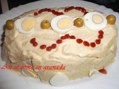 Pastel frio de mar
