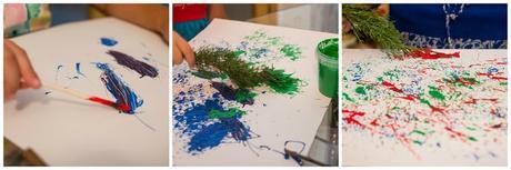 Jugar con elementos de la naturaleza