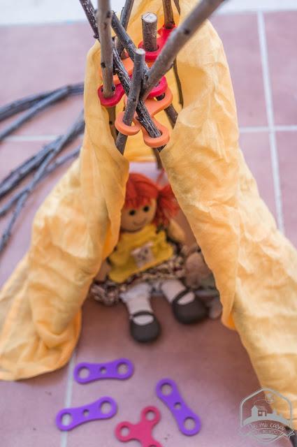 Jugar con elementos de la naturaleza