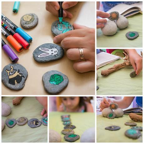 Jugar con elementos de la naturaleza