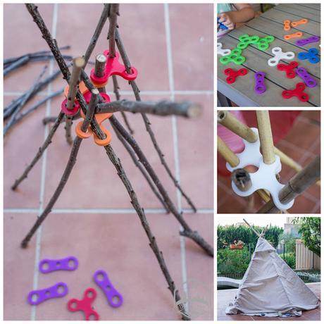 Jugar con elementos de la naturaleza