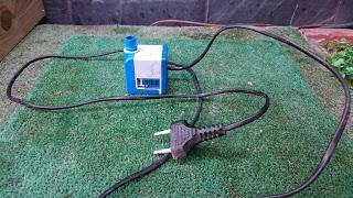 Un estanque improvisado .