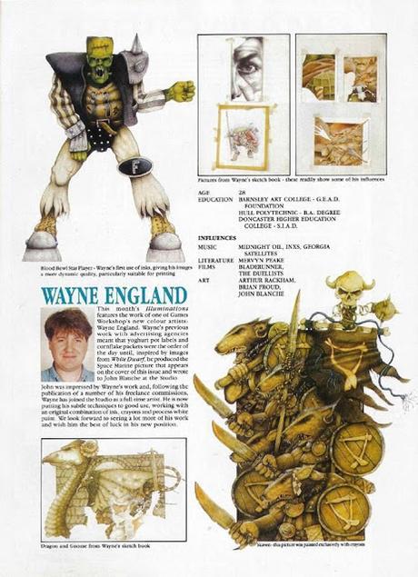 Wayne England,de Games Workshop a Avatars of War,un largo recorrido ascendente