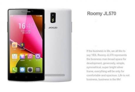 JACKLEO lanza un nuevo  Smartphone para empresas -El Roomy JL570