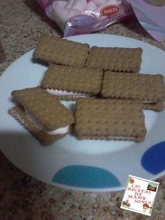 GALLETAS RELLENAS DE NUBES CUBIERTAS DE CHOCOLATE