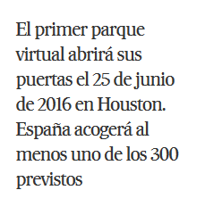 The Void, el primer parque temático de realidad virtual abrirá sus puertas el 25 de junio de 2016 en Houston.