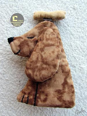 Perro cocker llavero