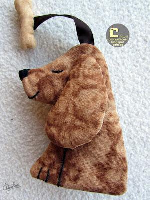 Perro cocker llavero