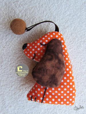 Perro cocker llavero