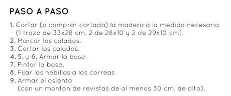 INSPIRACIÓN DIY: TABURETE REVISTERO