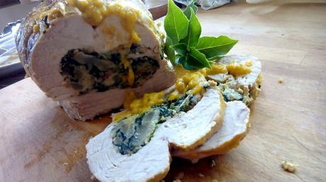 Cinta de lomo rellena, Cinta de lomo rellena de espinacas, Cinta de lomo en salsa, cinta de lomo en salsa de verduras, cinta de lomo rellena en salsa, recetas de cocina italiana, recetas de comida italiana, recetas italianas, receta cinta de lomo rellena, salsa para lomo relleno, receta salsas para lomo relleno, como hacer lomo relleno en salsa, Arista di maiale farcita, Spinach stuffed pork loin recipes cintalomorellena