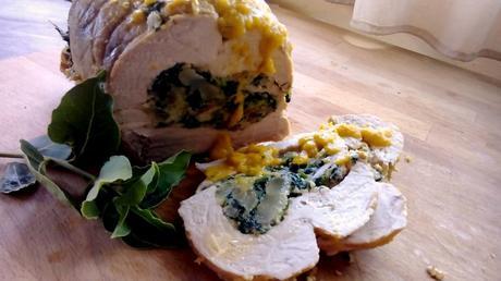 Cinta de lomo rellena, Cinta de lomo rellena de espinacas, Cinta de lomo en salsa, cinta de lomo en salsa de verduras, cinta de lomo rellena en salsa, recetas de cocina italiana, recetas de comida italiana, recetas italianas, receta cinta de lomo rellena, salsa para lomo relleno, receta salsas para lomo relleno, como hacer lomo relleno en salsa, Arista di maiale farcita, Spinach stuffed pork loin recipes cintalomorellena11