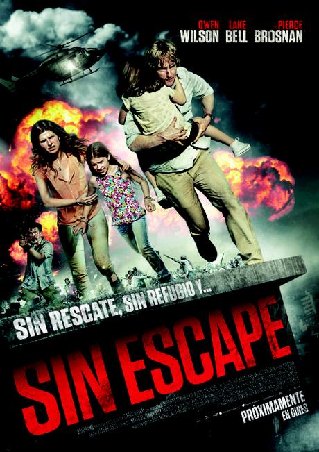 Afiche y trailers de Sin Escape, cinta protagonizada por Owen Wilson y Pierce Brosnan