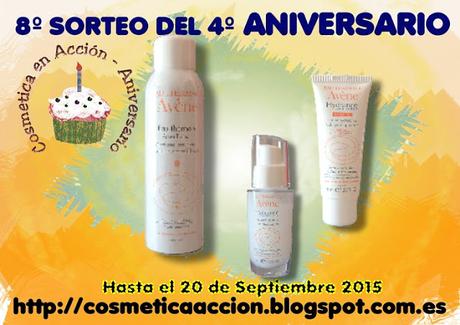 ¡8º Sorteo del 4º Aniversario del Blog – Hidratamos la piel con AVÈNE!