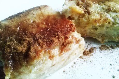 PUDIN DE PAN, GALLETAS Y CARAMELO AL MICROONDAS