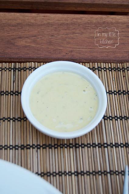 Ensalada de garbanzos con aliño de mostaza y limón