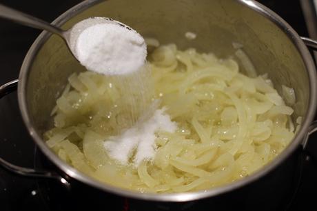 Cebolla caramelizada paso a paso