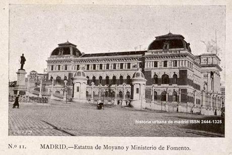 Estampas. Madrid pueblo: Un monumento, y el de Claudio Moyano