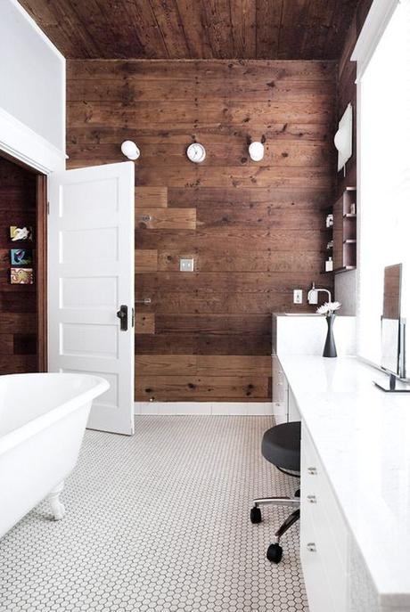 Revestir pared con madera: Un look rústico para cualquier estancia.