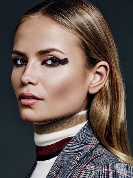 Natasha Poly luce increíble para la editorial de Glamour Rusia