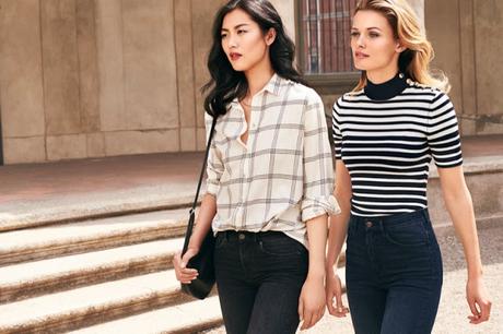 Liu Wen y Edita Vilkeviciute luce los 'Essentials' de H&M