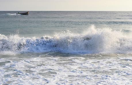 Dormir con ese estruendo de olas en Chuao