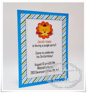 Invitaciones Cumpleaños - Animalitos de la Selva.