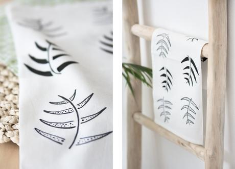 DIY Personalizar toallas para el otoño