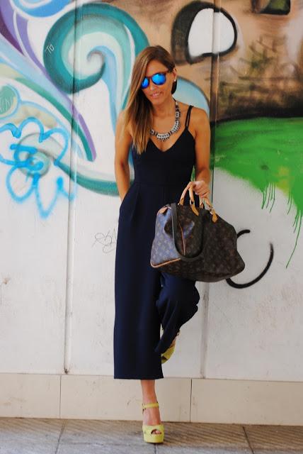 Cropped jumpsuit.