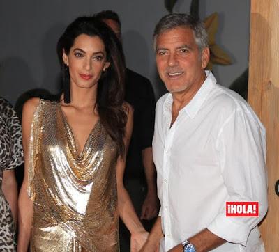 George Clooney y Amal derrochan simpatía en Ibiza
