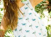 Flamingo denim