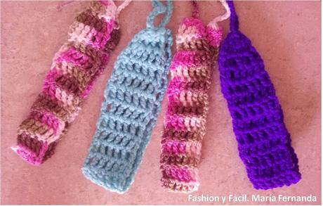 Idea para tejer cintillos, bandas o vinchas a crochet para el cabello en un pis pás (Crochet Head bands in just a second)