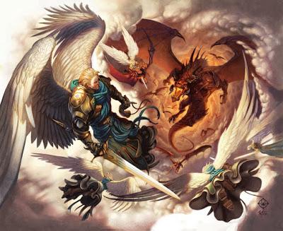 Arcangeles y la tabla de d6 del MDSD