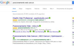 posicionamieto web cancun