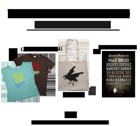Concurso NACIONAL: Nos despedimos de Blogger regalando camisetas literarias con la colaboración de Its Written