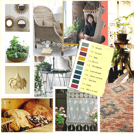 Mood board: Terraza bohemia