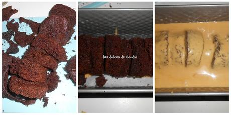 Bizcocho de vainilla con sorpresa de chocolate