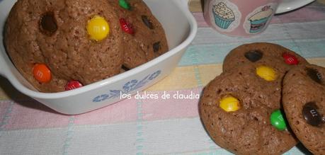 Galletas de chocolate con M&M'S