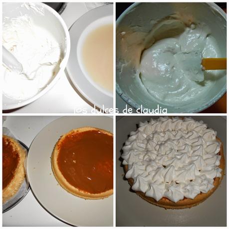 Torta de guanábana y dulce de leche