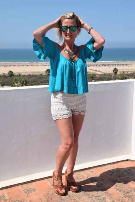 Crochet shorts outfit crochet style
