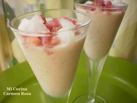 AJO BLANCO MALAGUEÑO DE MELON Y JAMON