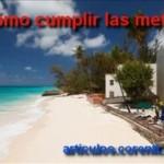 ¿Cómo cumplir las metas?